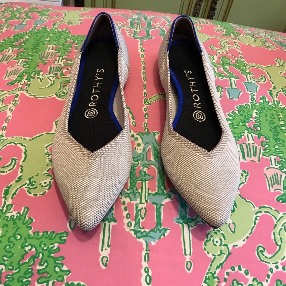 Rothy's Women's Cream Flats